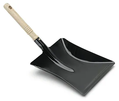 Produktbild von Nölle Profi Brush Kehrschaufel Metall lackiert, 44x22 cm, Holzgriff | 1 Stück