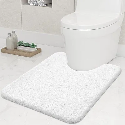 Produktbild von Famanu Badmatte Antirutsch weich 51 x 61 cm - Weiß