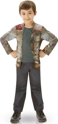 Produktbild von Star Wars 7 Finn Deluxe Kostüm für Kinder Kindergröße: 128