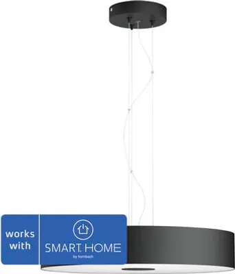 Obrázek produktu pro Philips Hue White ambiance Závěsné svítidlo Fair, Chytré závěsné svítidlo, Bluetooth/Zigbee, Černá, LED, Kov, Žárovky bez možnosti výměny