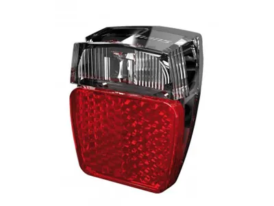 Produktbild von Herrmans 4099-0144 Dynamo-Rücklicht 'H-Trace Mini', Schutzblech, rot/schwarz