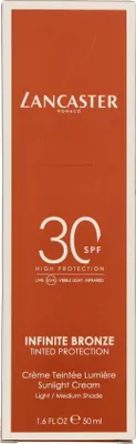 Produktbild von Lancaster Infinite Bronze, Pumpenschlauch, Creme, Empflindliche Haut, Jeder Hauttyp, Schutz, Licht, Mittel, Beige