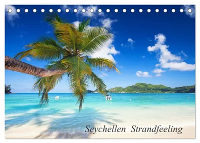 Produktbild von Seychellen Strandfeeling (Tischkalender 2027 DIN A5 quer), CALVENDO Monatskalender