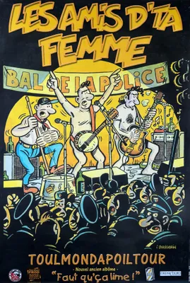 Image de Les Amis d'ta femme - Margerin - AFFICHE / POSTER - 68x100cm