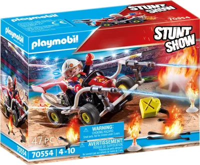 Produktbild von PLAYMOBIL Stuntshow 70554 Stuntshow Feuerwehrkart
