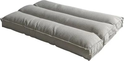 Immagine prodotto di Futon sfoderabile in velluto a coste BANANAIR 90x190 cm grigio chiaro