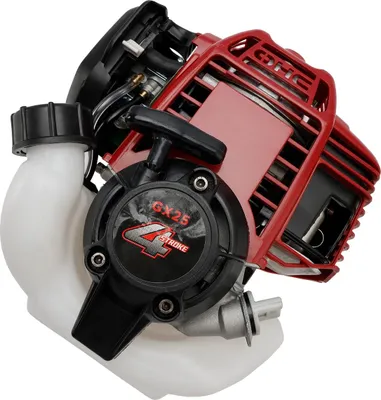 Obrázok produktu pre Motor na ničenie buriny, 4-taktný motor, zdvihový objem 25 cm3, výkon 4 k, objem palivovej nádrže 0,08 l, navíjací štartér