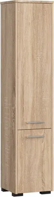 Obrázek produktu pro 3xEliving KORALIA D2 Vysoká skříňka, Koupelnová skříňka v barvě dub Sonoma 140x30x30