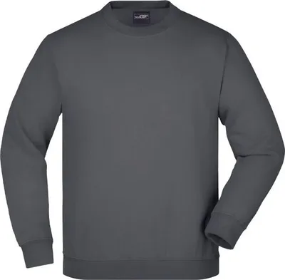 Produktbild von Klassisches Komfort Rundhals-Sweatshirt carbon, Gr. M