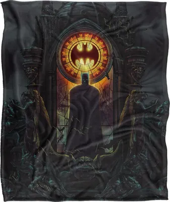 Obrázek produktu pro Batman - deka Tower, hedvábná, superměkká TV24896 (jedna velikost) (černá/žlutá)