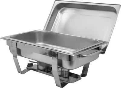 Produktbild von Chafing Dish Speisenwärmer Warmhaltebehälter Edelstahl extra tief 100mm