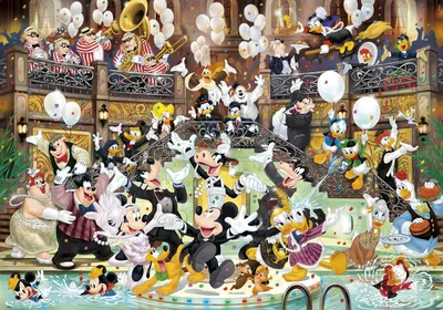 Produktbild von Clementoni 36525 - Disney Gala - 6000 Teile Puzzle - High Quality Collection