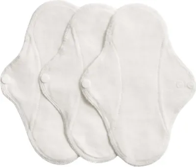 Produktbild von ImseVimse Cloth Pads Active waschbare Stoffbinden 3er-Set Panty Liners Slipeinlagen Natural Ecru