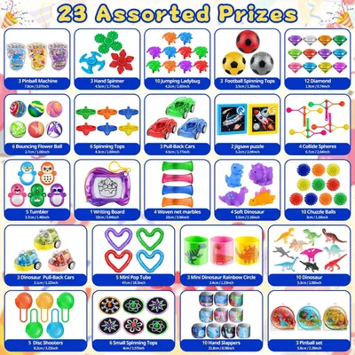 Productafbeelding van Cadeautjes voor kinderverjaardag - Set van 120 - Gastgeschenken