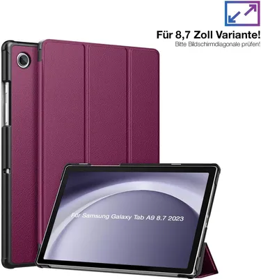Produktbild von Schutzhülle für Samsung Galaxy Tab A9 2023 8.7 Zoll Cover Case Schutz Tablet Farbe: Lila