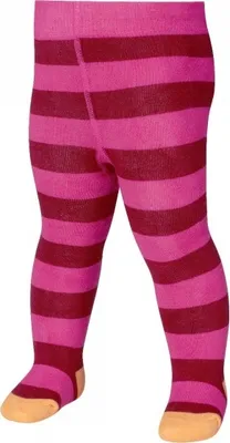 Produktbild von Playshoes Thermo-Strumpfhose Block-Ringel, in pink, Größe 86/92