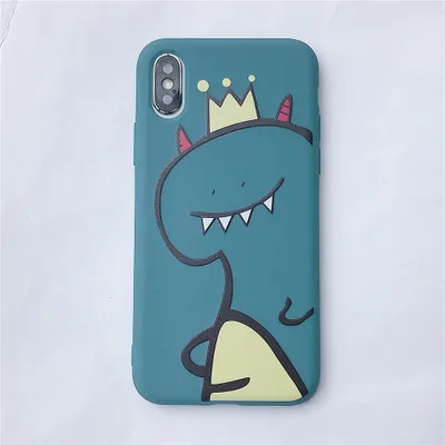 Produktbild von Für VIVO Y66/Y67/Y91/Y95/Y93/Y97/V15/S1/Y83/Y85/Z3/Z3I/V11I/Z5X/Z1 Pro TPU Handyhülle Shell Dinosaur Rückenbedeckung blau