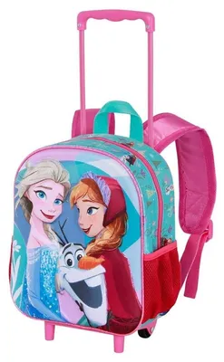 Obrázek produktu pro Dětský kufr Disney Frozen 2, rodinná edice, 3D, rozměry 34 cm