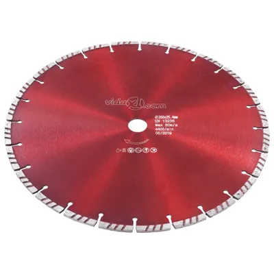 Immagine prodotto di Disco da Taglio Diamantato con Turbo in Acciaio 350 mm