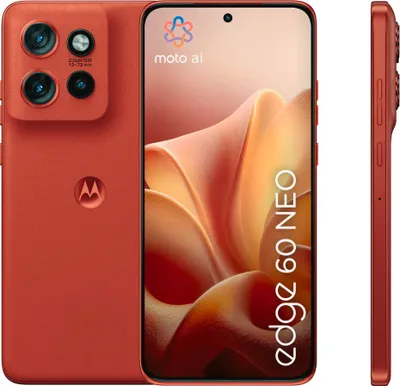 Motorola edge 60 Neo , 16,1 cm (6.36"), 12 GB, 256 GB, 50 MP, Android 15, Rot