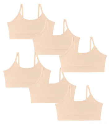 Produktbild von Bio-Baumwoll-Mädchen Bustier-6er Pack