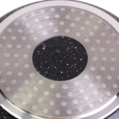 Immagine prodotto di Pentola KAMILLE Pentola in marmo AYOZE 4,5 l Pentola per cottura a induzione Bollitore con coperchio