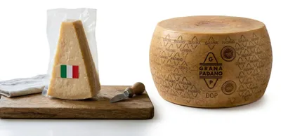 Image de Fromage Grana Padano affiné, poids net : 200 g