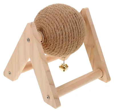 Produktbild von Katzenkratzspielzeug mit Sisalball für Kätzchen und Kleintiere