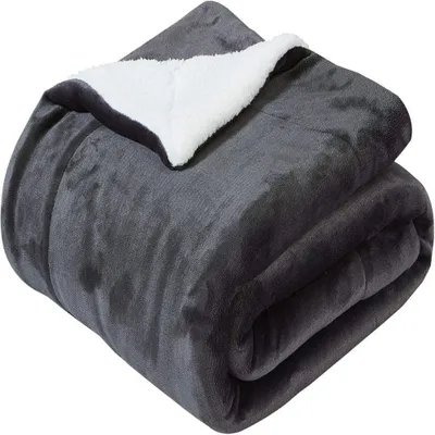 Obrázek produktu pro Oboustranné deky, útulné deky, silná teplá deka na pohovku, nadýchaná fleecová deka na pohovku nebo do obývacího pokoje