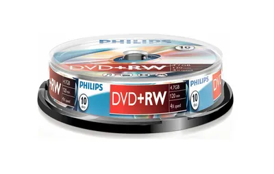 Produktbild von Philips DVD-Rohlinge, 120Min, 4.7GB, Speed 4x Spindle (10 Disc)