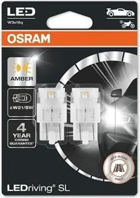 Image de Ampoules LED OSRAM pour voiture 12V 1.3W W3x16q 7515DYP-02B