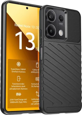 Zdjęcie produktu dla Etui na telefon komórkowy do Xiaomi Redmi Note 13 5G pokrowiec Thunder Case TPU antypoślizgowy pokrowiec ochronny