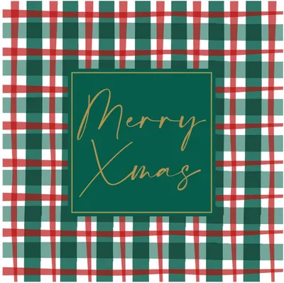 Obrázok produktu pre Duni Servetten Xmas Check 33x33cm
