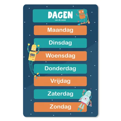 Produktbild von MuchoWow® Mauspad Mousepad Kindergarten - Bildung - Tage - Jungen - Mädchen - Kinder - Blau - Kind 40x60 cm - Mousepads - Maus Mat - Pad - Mausunterlage - Schreibtisch Accesoire