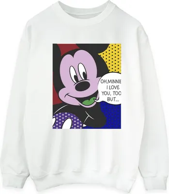 Produktbild von Disney - "Oh" Sweatshirt für Herren BI40109 (XXL) (Weiß)