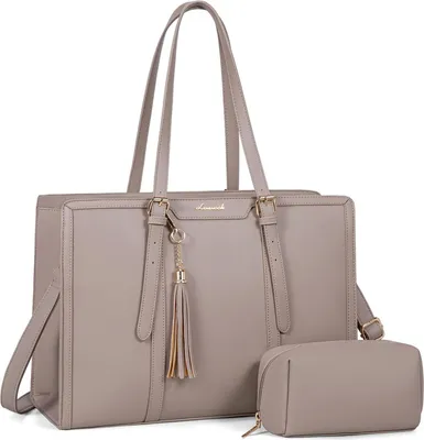Produktbild von LOVEVOOK Damen Laptoptasche 15,6 Zoll Business Handtasche Bürotasche