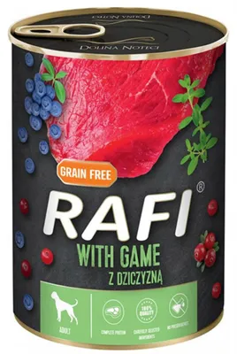 Image de RAFI pâté de cerf, myrtilles et airelles 400g - boîte, 40560