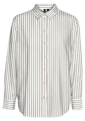 Productafbeelding van Vero Moda - Dameshemd, lang袖, model GT53428 (maat 34 DE) (sneeuwwit)