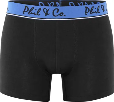Produktbild von 2-Pack Retropants "Jersey" (Schwarz/Blau) M