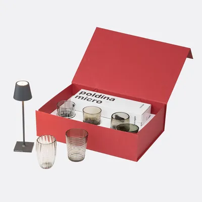 Produktbild von 6er-Set zweifarbige Trinkgläser aus der Melting Pot Kollektion aus dekoriertem Glas - Grün und Aquamarin - Safran