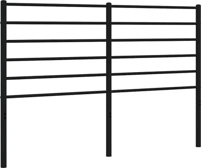 Produktbild von vidaXL Ersatz-Kopfteil Metall Schwarz 150 cm