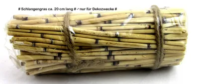 Produktbild von Schlangengras - Dekogras - Bastelgras, Halmlänge ca. 20 cm