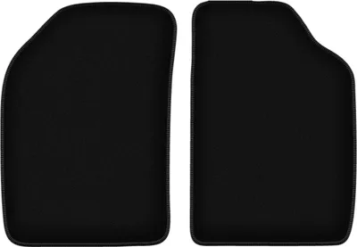 Zdjęcie produktu dla Wielganizator dywaniki welurowe przednie do Lancia Ypsilon I hatchback (1996-2003) - czarne dywaniki samochodowe BASIC komplet (2 szt.)