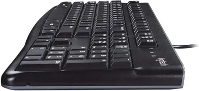 Produktbild von Logitech K120, Kabelgebunden, USB, QWERTY, Schwarz