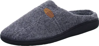 Produktbild von Home Comfort Herren-Pantoffel mit Warmfutter Grau , Farbe:grau, EU Größe:44