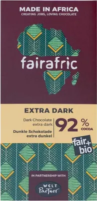 Produktbild von Zartbitterschokolade - 92% Kakao 80g