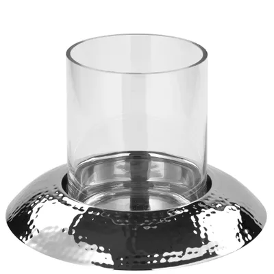 Produktbild von Fink Windlicht m.Glas,vernickelt
