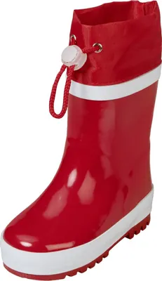 Zdjęcie produktu dla Kalosze Playshoes Basic z podszewką, kolor czerwony, rozmiar 24/25