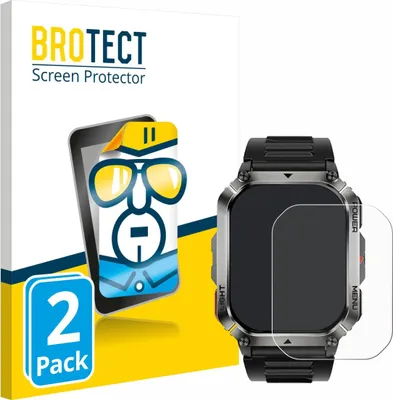 Produktbild von 2x Für Iowodo W70pro 2.01" Schutzfolie BROTECT Displayschutz Display Schutz Folie Klar Transparent