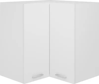 Produktbild von Eckhängeschrank Lyon Weiß 57x57x60 cm Holzwerkstoff